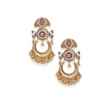 Load image into Gallery viewer, Long Chandelier Chand Bali Earring β Elegant Handcrafted Earrings