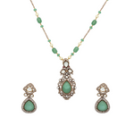 Load image into Gallery viewer, Seafoam Serenade Necklace Set β Elegant Handcrafted Necklaces