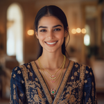 Load image into Gallery viewer, Celestial Cascade Necklace β Elegant Handcrafted Necklaces