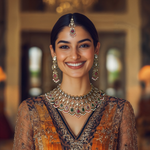 Load image into Gallery viewer, Mughal Moonlight Choker Set β Elegant Handcrafted Necklaces