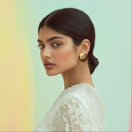 Load image into Gallery viewer, Golden Sun Discs Earring β Elegant Handcrafted Earrings