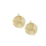 Load image into Gallery viewer, Golden Trio Orbit Earrings β Elegant Handcrafted Earrings