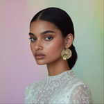 Load image into Gallery viewer, Golden Trio Orbit Earrings β Elegant Handcrafted Earrings