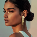 Load image into Gallery viewer, Celestial Cascade Earrings β Elegant Handcrafted Earrings