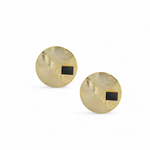 Load image into Gallery viewer, Gilded Eclipse Earrings β Elegant Handcrafted Earrings