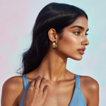 Load image into Gallery viewer, Gilded Embrace Hoops Earring β Elegant Handcrafted Earrings