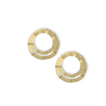 Load image into Gallery viewer, Golden Eclipse Hoops Earrings β Elegant Handcrafted Earrings