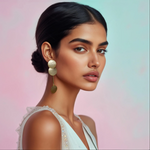 Load image into Gallery viewer, Golden Eclipse Earrings β Elegant Handcrafted Earrings