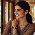 Load image into Gallery viewer, Azure Lioness Cuff β Elegant Handcrafted Bracelets