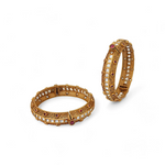 Load image into Gallery viewer, Royal Rajastan Bridal Bangles (Pair) β Elegant Handcrafted Bracelets