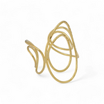 Load image into Gallery viewer, Golden Currents Cuff β Elegant Handcrafted Bracelets
