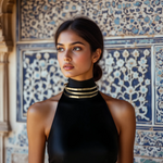 Load image into Gallery viewer, Golden Triad Necklace β Elegant Handcrafted Necklaces