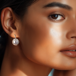 Load image into Gallery viewer, Starry Pearl Drop Silver Earrings – Elegant Handcrafted Earrings