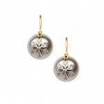 Load image into Gallery viewer, Pearl Blossom Silver Earrings β Elegant Handcrafted Earrings