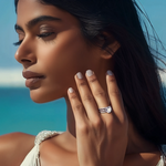 Load image into Gallery viewer, Radiant Rhapsody Silver Ring β Elegant Handcrafted Rings