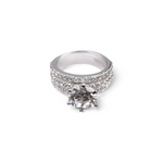 Load image into Gallery viewer, Radiant Rhapsody Silver Ring β Elegant Handcrafted Rings