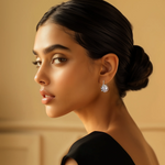 Load image into Gallery viewer, Pearl Floral Motif Silver Earrings β Elegant Handcrafted Earrings