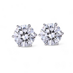 Load image into Gallery viewer, Radiance Silver Studs 12mm β Elegant Handcrafted Earrings