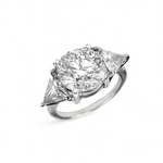 Load image into Gallery viewer, Trillion Trio Silver Ring β Elegant Handcrafted Rings