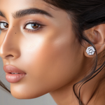 Load image into Gallery viewer, Timeless Elegance Silver Studs- 13 mm β Elegant Handcrafted Earrings