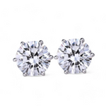 Load image into Gallery viewer, Timeless Elegance Silver Studs- 13 mm β Elegant Handcrafted Earrings
