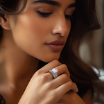 Load image into Gallery viewer, "The Radiant Splendor" Silver Ring β Elegant Handcrafted Rings