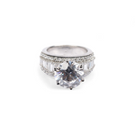 Load image into Gallery viewer, "The Radiant Splendor" Silver Ring β Elegant Handcrafted Rings