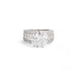 Load image into Gallery viewer, "The Radiant Splendor" Silver Ring β Elegant Handcrafted Rings