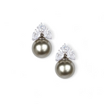 Load image into Gallery viewer, Timeless Pearl Silver Earrings β Elegant Handcrafted Earrings