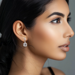 Load image into Gallery viewer, Dazzling Drop 92.5 Silver Earrings β Elegant Handcrafted Earrings