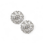 Load image into Gallery viewer, Cosmic Bloom Silver Earrings β Elegant Handcrafted Earrings