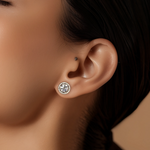 Load image into Gallery viewer, Round 92.5 Silver Studs β Elegant Handcrafted Earrings