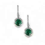 Load image into Gallery viewer, Verdant Embrace Silver Danglers β Elegant Handcrafted Earrings