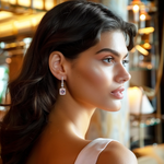 Load image into Gallery viewer, Radiant Pink Drop Earrings β Elegant Handcrafted Earrings