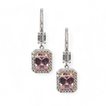 Load image into Gallery viewer, Radiant Pink Drop Earrings β Elegant Handcrafted Earrings