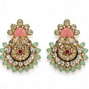 Pastel Chandbali Earrings