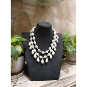 Layered Baroque Pearl Necklace