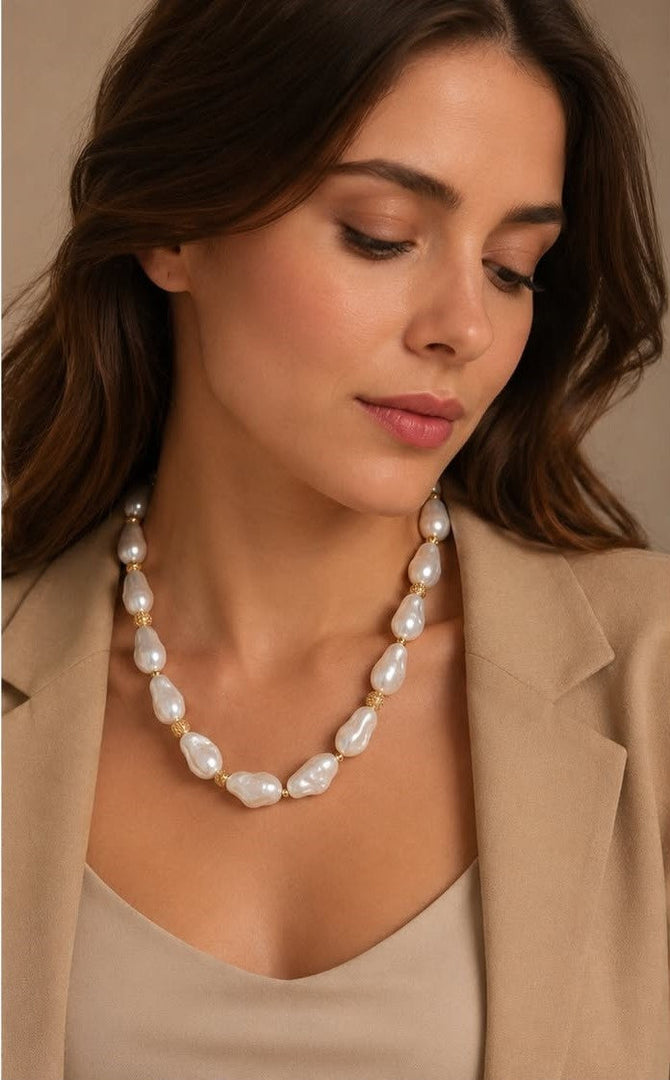 Classic Pearl Strand Necklace