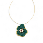 Load image into Gallery viewer, Emerald Bloom Necklace
