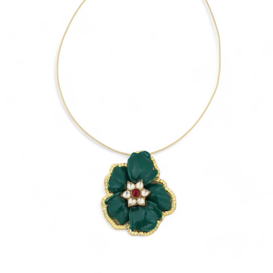 Emerald Bloom Necklace