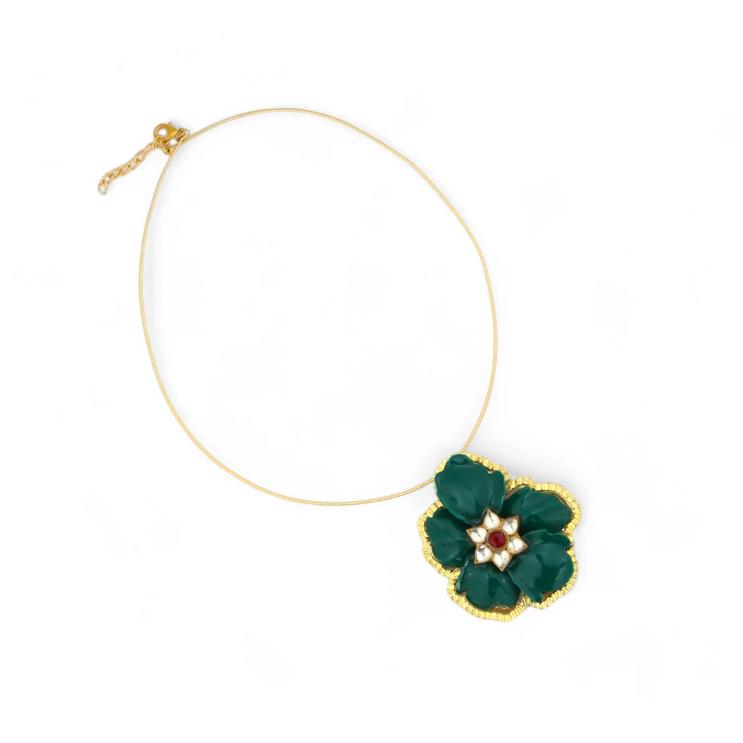 Emerald Bloom Necklace