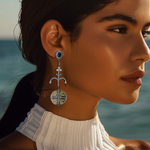 Load image into Gallery viewer, Medieval Muse Long Earrings
