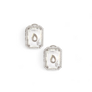 Crystal Embrace Studs – Elegant Handcrafted Earrings