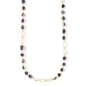 Amethyst Aura Long Necklace – Elegant Handcrafted Necklaces