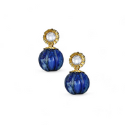 Midnight Melody Drop Earrings – Elegant Handcrafted Earrings