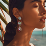 Load image into Gallery viewer, Gilded Garden Long Earrings
