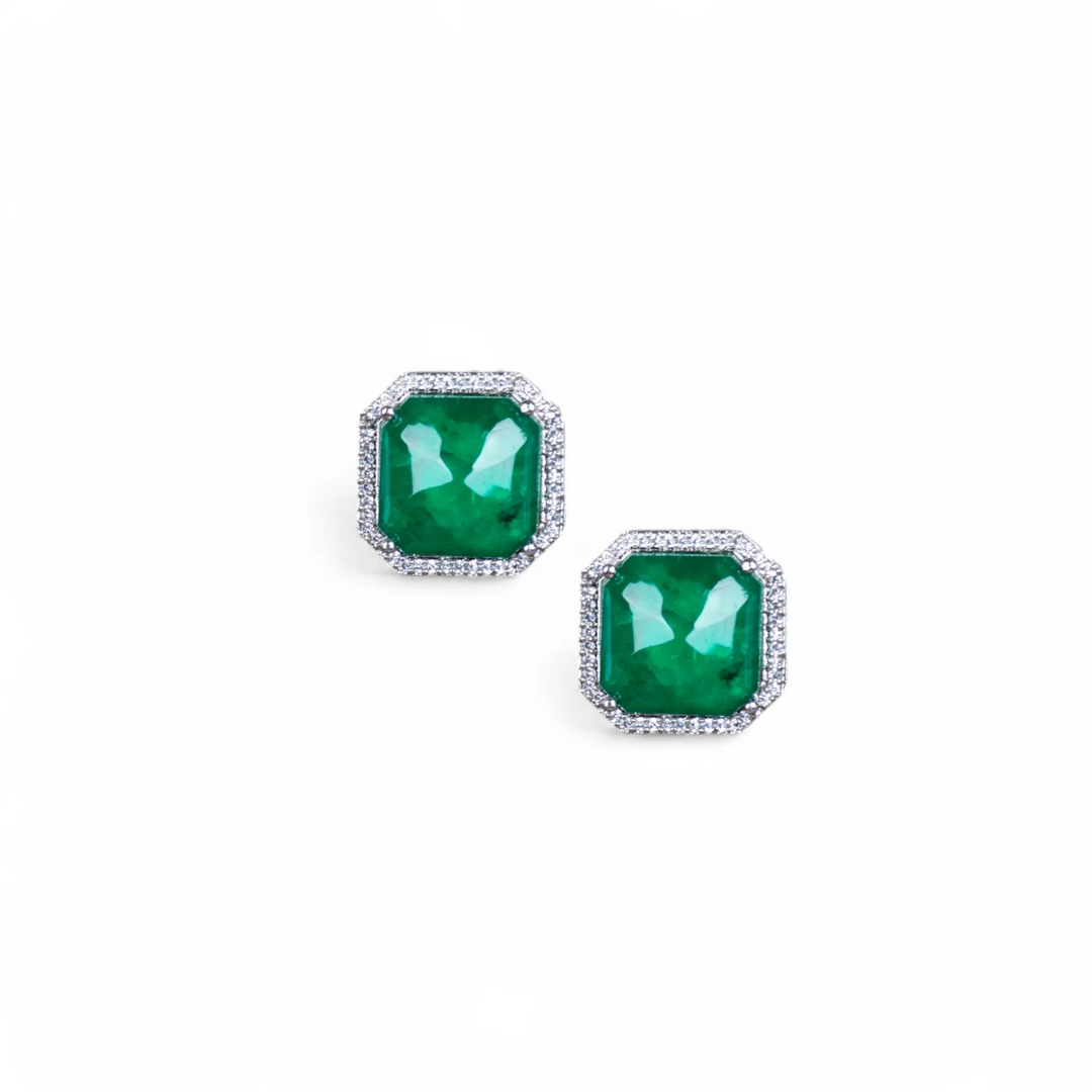 Emerald Embrace Studs