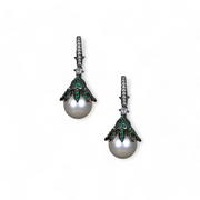 Petal Pearl Drop Earring – Elegant Handcrafted Earrings