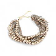 Ember Bloom Pearl Necklace – Elegant Handcrafted Necklaces