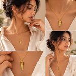 Load image into Gallery viewer, Regal Ram Necklace – Elegant Handcrafted Necklaces